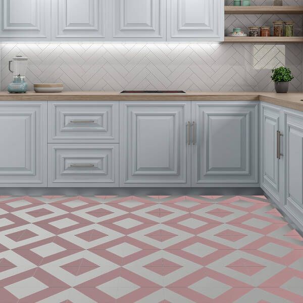 Керамограніт Ceramica Deseo Ec. Zebra Pink 22,3x22,3 см 564886 фото