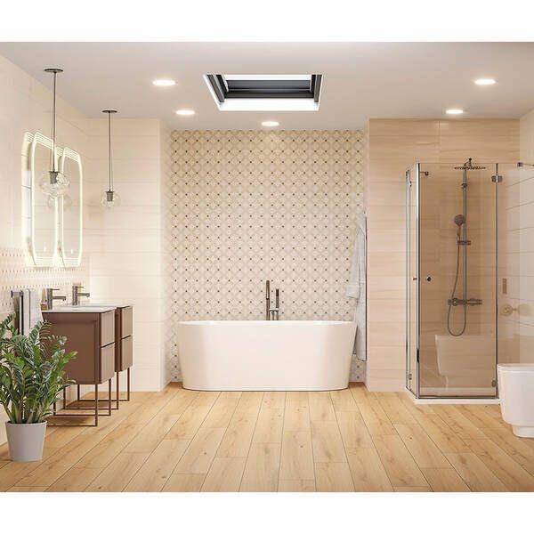 Плитка CERSANIT NAOMI Beige Glossy 20х60 см 531243 фото