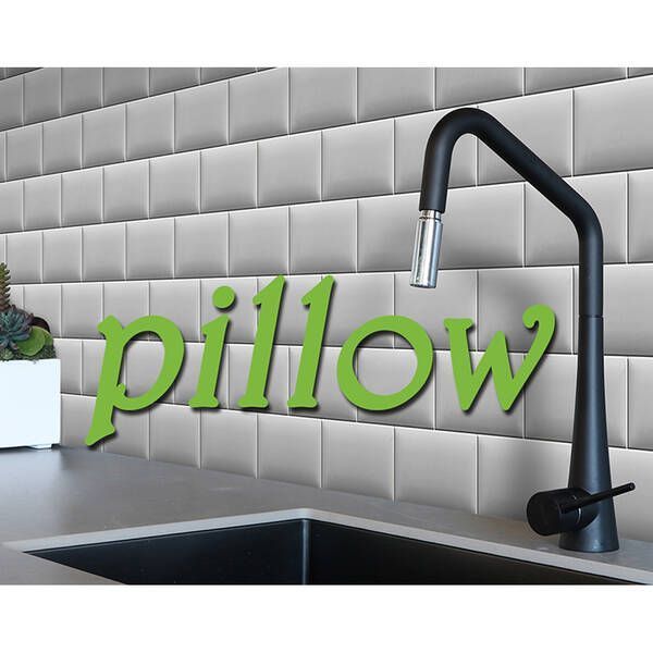 Плитка Ege Seramik Pillow White 7,5x15 см 506728 фото