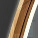 Дзеркало асиметричне Luxury Wood Dali з комбінованою LED підсвіткою, дуб натуральний, 500х800мм 551607 фото 2
