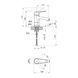 Смеситель для раковины Lidz Nicole 001F (k35) LDNIC001FCRM21880 Chrome SD00027977 фото 3