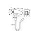 Porter E - тримач зі шлангом HANSGROHE 27507000 13090 фото 2