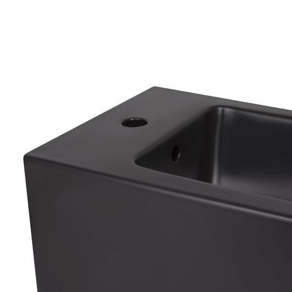 Биде подвесное Qtap Tern New 515x350x320 мм Matt Black QT17551303GMB SD00052588 фото