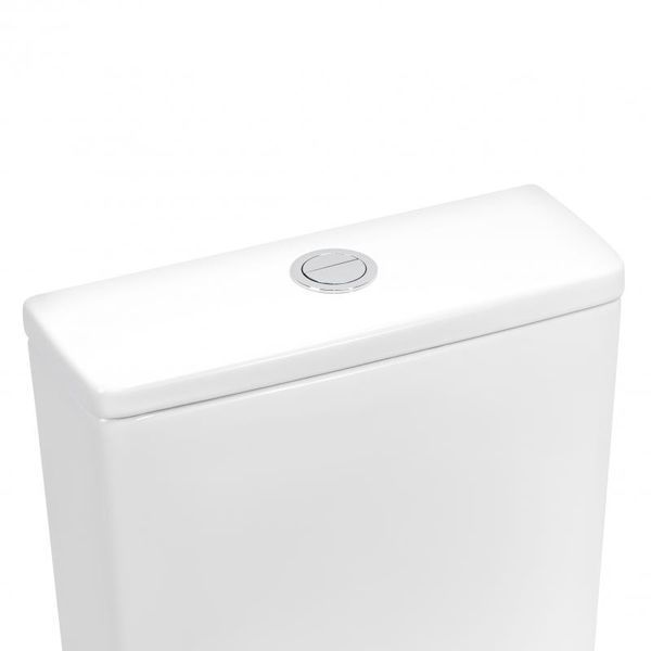Унитаз-компакт Qtap Scorpio безободковый Ultra Quiet с сиденьем Soft-close QT14226088AW SD00050897 фото