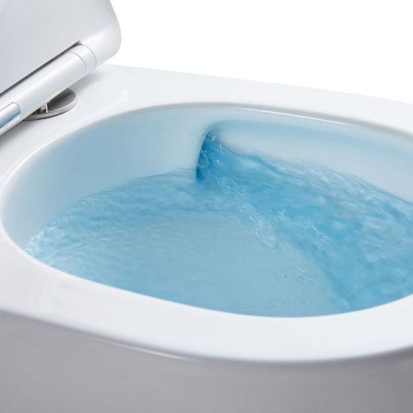 Унитаз-компакт Qtap Scorpio безободковый Ultra Quiet с сиденьем Soft-close QT14226088AW SD00050897 фото