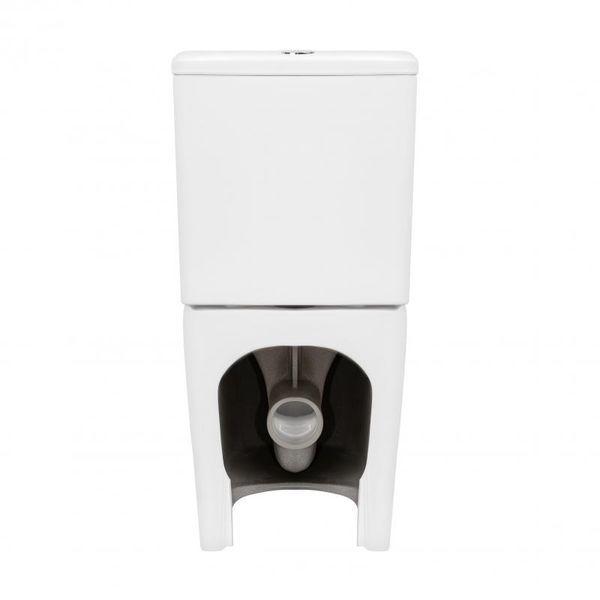 Унитаз-компакт Qtap Scorpio безободковый Ultra Quiet с сиденьем Soft-close QT14226088AW SD00050897 фото