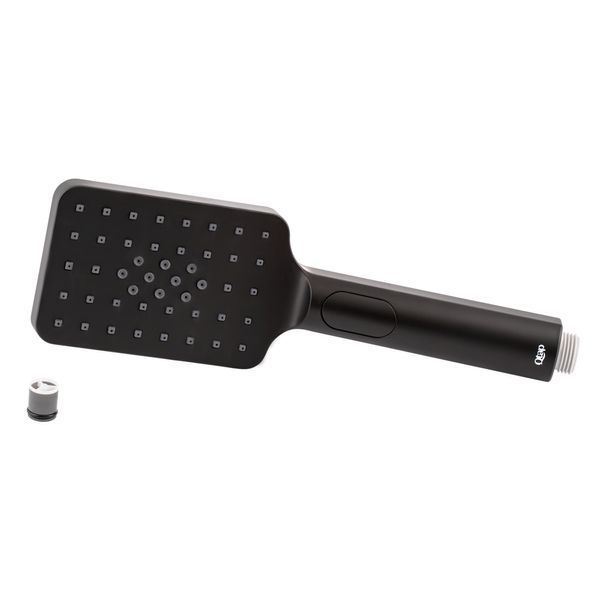 Лійка для ручного душу Qtap Rucni 120х80 мм прямокутна QTRUCA121N3KBB Black Matt SD00041919 фото