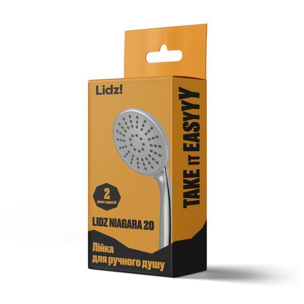 Лійка для ручного душу Лейки Lidz Niagara 20 80 мм округла LDNIA20CRM35448 Chrome SD00041552 фото