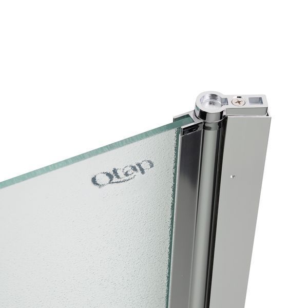 Штора на ванну Qtap Standard CRM407513APR скло Pear 6 мм, 75х140 см, права SD00039719 фото