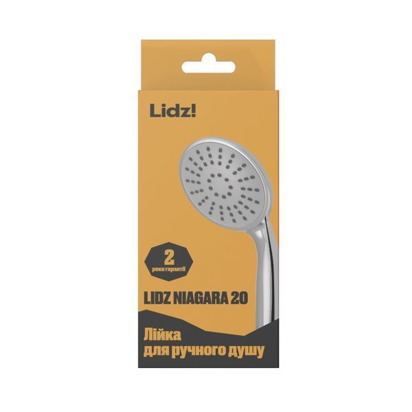 Лійка для ручного душу Лейки Lidz Niagara 20 80 мм округла LDNIA20CRM35448 Chrome SD00041552 фото