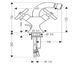Axor Terrano - змішувач на біде (хрестики) сатінокс HANSGROHE 37230810 13396 фото 2