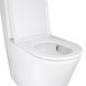 Унитаз-компакт Qtap Scorpio безободковый Ultra Quiet с сиденьем Soft-close QT14226088AW SD00050897 фото 1