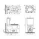 Унитаз-компакт Qtap Scorpio безободковый Ultra Quiet с сиденьем Soft-close QT14226088AW SD00050897 фото 8