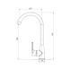 Смеситель для кухни Brinex 35W 007 SD00033038 фото 2