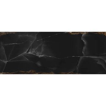 Керамогранит ITT Ceramic Onice Black Polished Rect 6mm 120x300 см 551644 фото