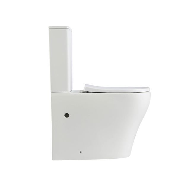Унитаз напольный Qtap Virgo Ultra Quiet безободковый с сиденьем Soft-Close WHITE QT18226092AW SD00052581 фото