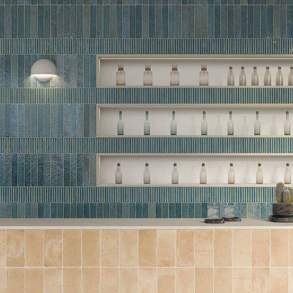 Плитка WOW 133174 Potters Prusian 5х25 см 566679 фото