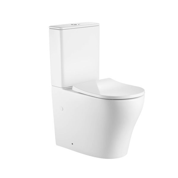 Унитаз напольный Qtap Virgo Ultra Quiet безободковый с сиденьем Soft-Close WHITE QT18226092AW SD00052581 фото