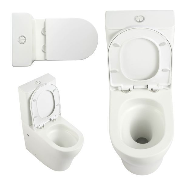 Унитаз напольный Qtap Virgo Ultra Quiet безободковый с сиденьем Soft-Close WHITE QT18226092AW SD00052581 фото
