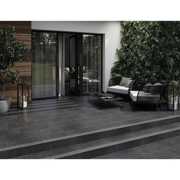 Сходинка Cersanit Highbrook Anthracite Steptread 29,8x59,8 см 464661 фото