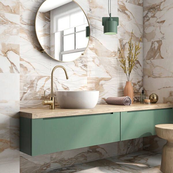 Плитка Geotiles Valeria Rlv Oro 25x50 см 519771 фото