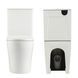 Унитаз напольный Qtap Virgo Ultra Quiet безободковый с сиденьем Soft-Close WHITE QT18226092AW SD00052581 фото 1