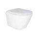 Унітаз підвісний Qtap Swan безободковий Ultra Quiet з сидінням Soft-close QT16335179W SD00050900 фото 1