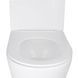 Унітаз підвісний Qtap Swan безободковий Ultra Quiet з сидінням Soft-close QT16335179W SD00050900 фото 5