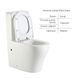 Унитаз напольный Qtap Virgo Ultra Quiet безободковый с сиденьем Soft-Close WHITE QT18226092AW SD00052581 фото 6