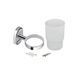 Стакан с держателем Lidz Oreo 0401 настенный (матовое стекло) LDORE0401CRM22163 Chrome SD00028260 фото 4