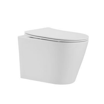 Унітаз підвісний Qtap Scorpio безободковий Ultra Quiet з сидінням Soft-close QT14332380AW SD00050898 фото