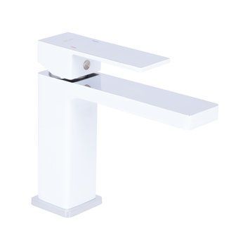 Змішувач для раковини Qtap Gemini QTGEM270CRW45675 Chrome/White SD00051799 фото