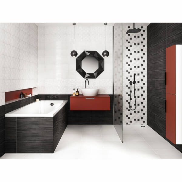 Плитка Cersanit Odri White 20x60 см 399257 фото