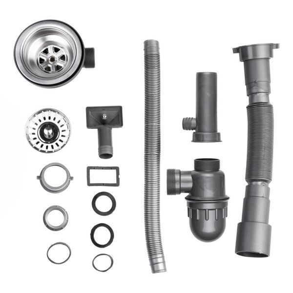 Кухонная мойка Brinex 5080-L 0,6 мм Satin (BRIN5080LSAT06) SD00054101 фото