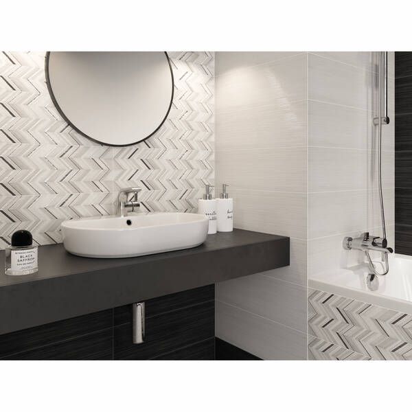 Плитка Cersanit Odri White 20x60 см 399257 фото