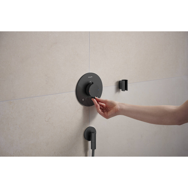 FIXFIT FINE S шланговое соединение, шлифованный черный хром. 100505 фото