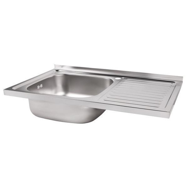 Кухонная мойка Brinex 5080-L 0,6 мм Satin (BRIN5080LSAT06) SD00054101 фото