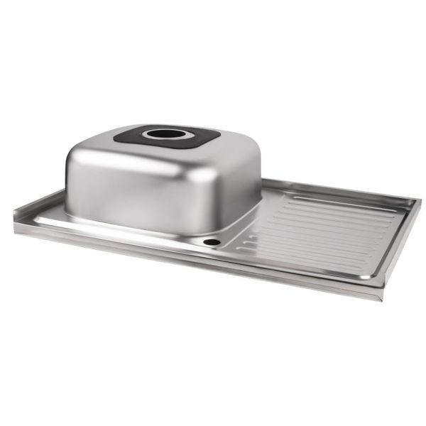 Кухонная мойка Brinex 5080-L 0,6 мм Satin (BRIN5080LSAT06) SD00054101 фото