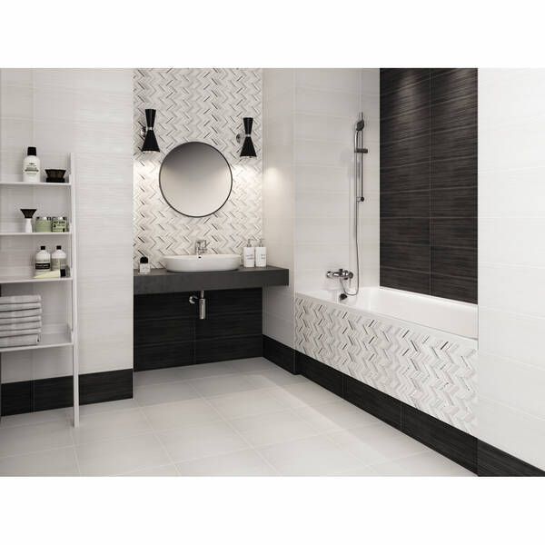 Плитка Cersanit Odri White 20x60 см 399257 фото