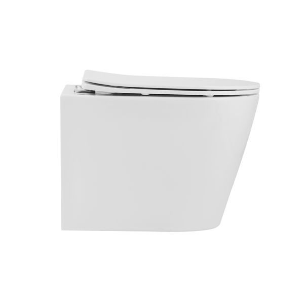 Унітаз підвісний Qtap Scorpio безободковий Ultra Quiet з сидінням Soft-close QT14332380AW SD00050898 фото