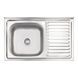 Кухонная мойка Brinex 5080-L 0,6 мм Satin (BRIN5080LSAT06) SD00054101 фото 1
