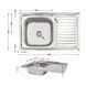 Кухонная мойка Brinex 5080-L 0,6 мм Satin (BRIN5080LSAT06) SD00054101 фото 2