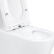 Унітаз-моноблок підлоговий Qtap Kolibri Ultra Quiet безобідковий з сидінням Soft-close WHITE QT10226380W SD00052624 фото 10