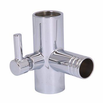 Соединение стойки Qtap (72х61,5х52) для душевой системы Vlasta New Chrome, Evia, Tern QTVLA7261552CRM49693 SD00055817 фото