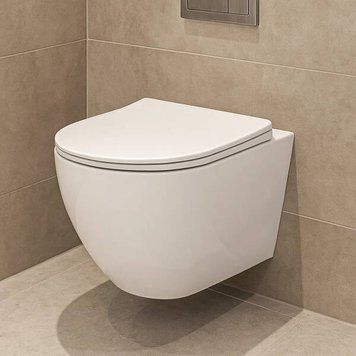 Унітаз підвісний Mito Desse SET C502 з дюропластовим сидінням soft close, білий 589654 фото