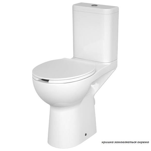 Унітаз-компакт Cersanit Etiuda 579 CLEAN ON 010 3/6 л без сидіння (K11-0221) 599741 фото