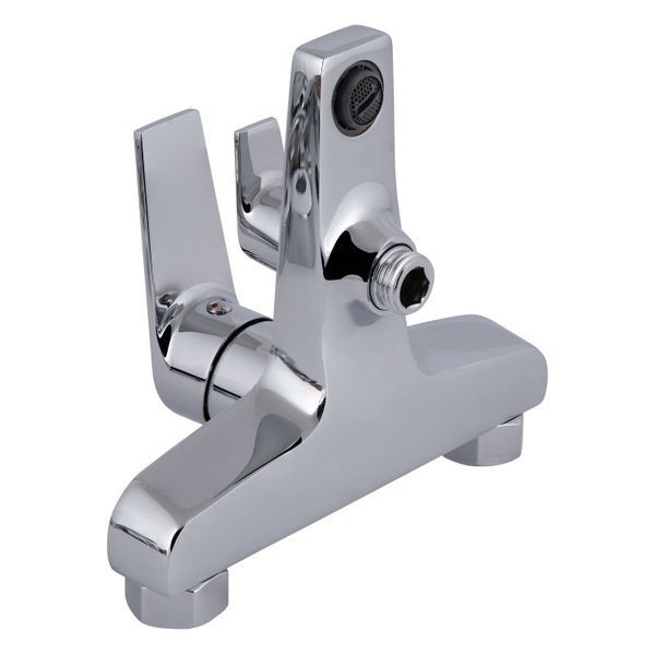 Змішувач для ванни Qtap Stenava New (з душовим гарнітуром) QTSTE259CRM45537 Chrome SD00051661 фото