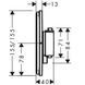 15574000 HG ShowerSelect Comfort E ShowerSelect Comfort E Зовнішня частина термостату, хром (1 сорт) 539566 фото 2