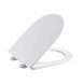 Сидіння для унітазу Qtap (Taurus 520) 455x365x38 мм, White, з мікроліфтом, Slim Duroplast, Quick Release QTSC179W49384 SD00055508 фото 1
