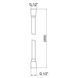 Шланг для ручного душу Qtap Hadice 2000 мм QTHADPVC200C Chrome SD00041925 фото 2